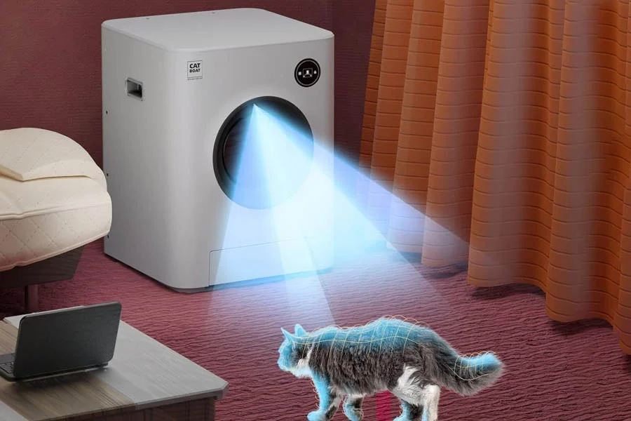 automatic cat litter pan