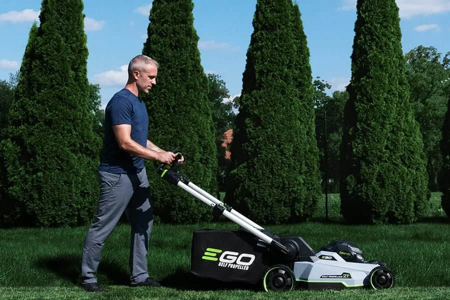 best battery power push mower